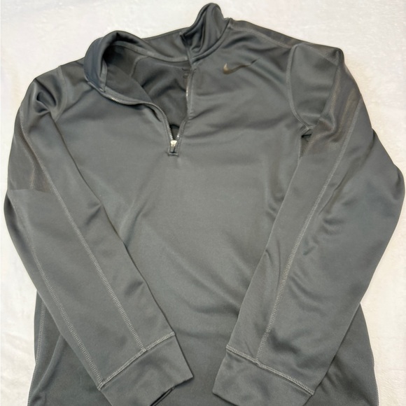 Nike Gray Quarter-Zip Pullover Size S - Picture 1 of 4
